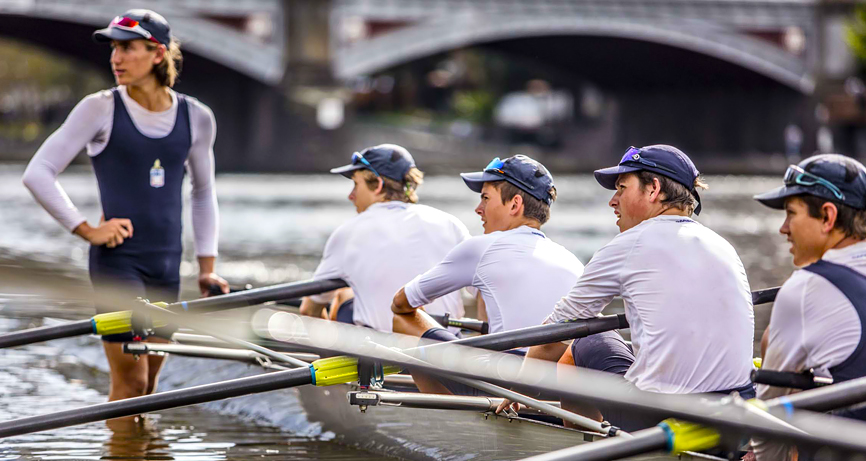 Senior School boys rowing