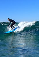 boy surfing