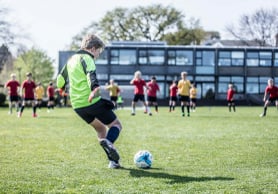 Melbourne Grammar School students playing sport