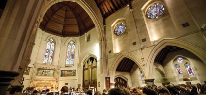 Interior of the Chapel of St Peter