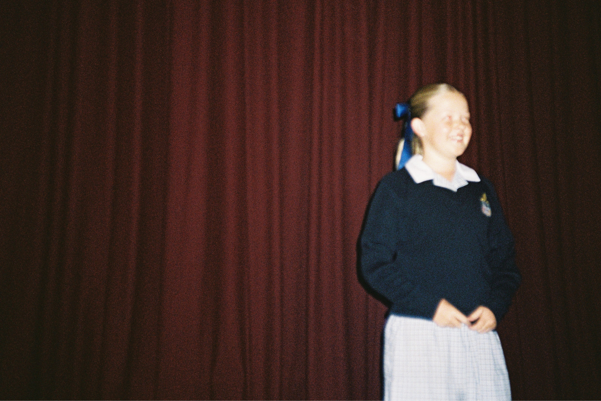 Girl giving a speech